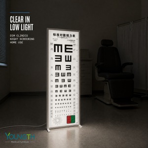 <span class=keywords><strong>Tabella</strong></span> Ottotipica LED USB Illuminata 5m 100x30cm con Cornice in Alluminio e Supporto <span class=keywords><strong>per</strong></span> Cliniche Oculistiche - Product Image 5
