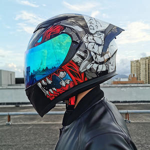 Casque de moto électrique pour hommes et femmes, visière double intégrale, protection complète, réduction du bruit pour la conduite sur route - Product Image 2
