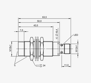 Sensor de Proximidad Inductivo B-ALLUFF BES02Y1 BES M18EF1-PSC20F-S04G-S Nuevo y Original en Stock - Product Image 5