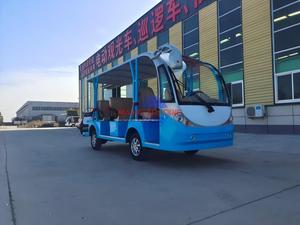 รถบัสไฟฟ้าแบบปิดพร้อมเครื่องปรับอากาศ มอเตอร์ 7.5 กิโลวัตต์ รถบัสท่องเที่ยว - Product Image 5