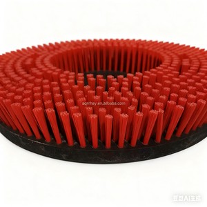 Scrubber Dryer Disc <strong>Brush</strong> Nylon Bristles 11-inch Diameter Plastic Handle <strong>Cleaning</strong> Equipment for <strong>Carpet</strong> Dust Removal - Product Image 2