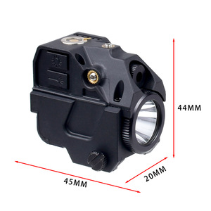 Visée laser rouge et verte avec lampe torche LED, rechargeable magnétiquement, tactique P1, montage sous le guidon, pour utilisation en extérieur - Product Image 3