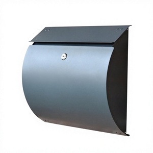 Venta caliente verde sólido Metal montado en la pared buzón decorativo buzón Ideal para la decoración del hogar al aire libre - Product Image 1