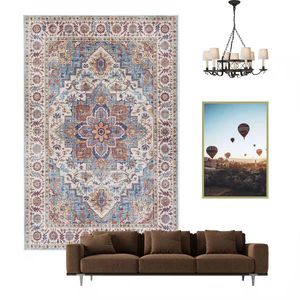 Tappeto di Lusso Turco Fatto a Macchina Lavabile Stile Persiano Antico Antiscivolo Decorativo - Product Image 4