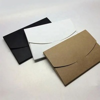 Nouveau design d'enveloppe en papier kraft brun vintage avec graine d'enveloppe kraft gommée