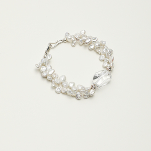 Perles naturelles baroques de qualité AA, chaîne lâche DIY 38-39cm, origine Zhejiang, rose orange - Product Image 1
