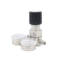 Détendeur de gaz haute pression en acier inoxydable 316L avec manomètre, débit moyen, réducteur de pression CO2 à diaphragme CV, méthane, O2, Eitok R22