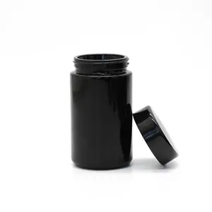100/250/500/1000ml tự nhiên tối UV Violet thủy tinh bổ sung <span class=keywords><strong>Jar</strong></span> thực phẩm chống mùi chai cho Gummy hoa khô với Bakelite cap - Product Image 3