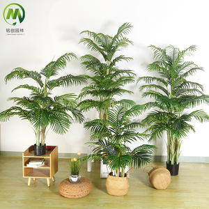 Nouveau style artificiel <span class=keywords><strong>areca</strong></span> plam plante bonsaï haute simulation plam arbre en pot tropical hawaii faux palmier pour la décoration de la maison - Product Image 2