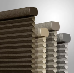 कोई भी ड्रिल हनीकॉम्ब ब्लाइंड कॉर्डलेस विंडो अंधा काला कर देता है, किराये के घरों के लिए दीवारों को नुकसान नहीं पहुंचाएगा। - Product Image 3