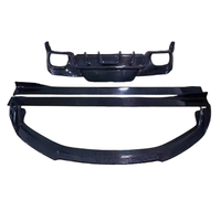 Pour 14-16 vieux Porsche Panamera 970 a mis à jour une fibre de carbone avant lip jupe latérale et arrière spoiler double arrière aile