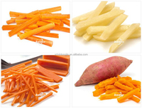 Volledig Automatische Multifunctionele Commerciële Snijmachine voor Groenten, Aardappel Frites en Chips