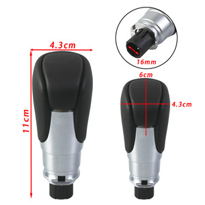 Honda Accord 10th Gen Gear <b>Shift</b> <b>Knob</b> Automatic Black Leather Ergonomic 2018-2023 - Product Image 5