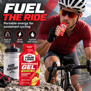 Gel de Performance Énergisant Fraise-Banane : Soutien Électrolytique, Hydratation Rapide, Réapprovisionnement Énergétique, Soulagement des Muscles Fatigués, Facile à Utiliser - Product Image 3