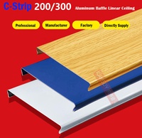 Paneles de Techo Falsos Modernos para Salón, Paneles de Pared de Aluminio Decorativos, Tiras Metálicas para Techo