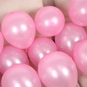 Großhandel 5 Zoll 200 Stück Standard Latex Luftballons Perle Helium Globo Pastell Party Chrom Dekoration