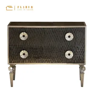 Italian luxury modern artisan chest table solid Wood display home bar cabinets living room bedroom cabinets