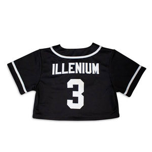 Maillot de <span class=keywords><strong>baseball</strong></span> court personnalisé pour femme, noir, avec logo Phoenix, impression par sublimation, maillot de <span class=keywords><strong>baseball</strong></span> tendance pour femme 2026 - Product Image 3