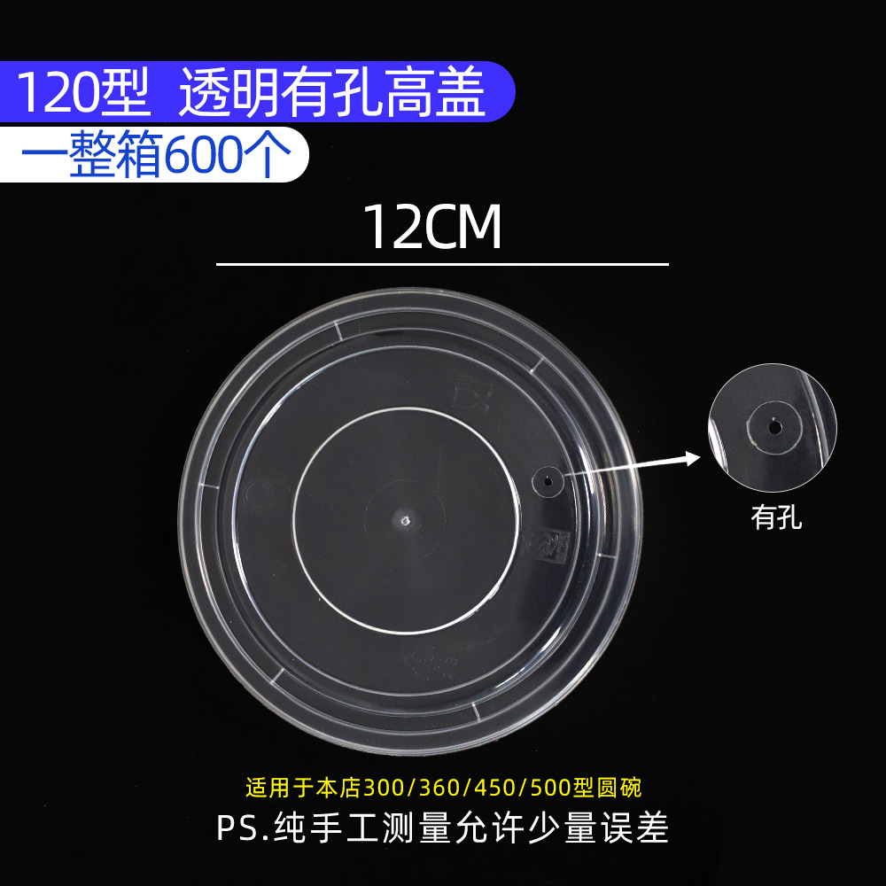 120mm transparent perforated top cap
