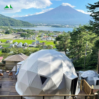 Tente dôme de glamping extérieure confortable et accueillante, conçue par des professionnels, directement de l'usine, pour les stations balnéaires