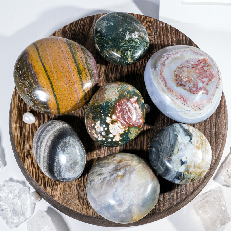 Ocean Jasper Semi Precious Stone Handmade