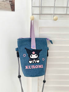 Sac à bandoulière en jean motif dessin animé mignon, style Melodyed, à fermeture ouverte, portable, personnalisable avec logo pour enfants, vente en gros - Product Image 3