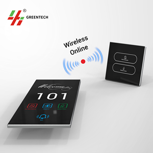Interruptor <span class=keywords><strong>de</strong></span> pared Greentech GRMS Master Switch RCU Solución <span class=keywords><strong>de</strong></span> automatización <span class=keywords><strong>de</strong></span> hotel inteligente con Red RS485 <span class=keywords><strong>de</strong></span> un solo polo <span class=keywords><strong>de</strong></span> 4 vías - Product Image 6