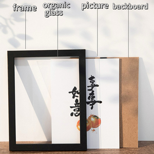 <span class=keywords><strong>Handmade</strong></span> A4 kích thước bằng gỗ MDF khung ảnh treo tường freestanding nghệ thuật in hình ảnh khung cho trang trí nội thất & giấy chứng nhận hiển thị - Product Image 2