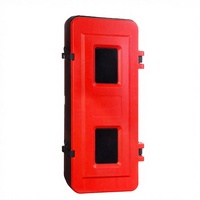 Cabinet en plastique de l'extincteur 10LBS 6KG Firebox couleur rouge et noire