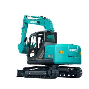 Miniexcavadora Japonesa de 7 Toneladas, Excavadora Pequeña KOBELCO SK75 de Alta Calidad con Certificación CE y EPA - Product Image 1