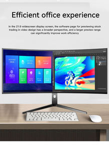 Moniteur d'ordinateur à écran large personnalisé 40 pouces R2500 IP45 Nano IPS 5k Moniteur de jeu 5120x2160 75hz Moniteur à écran incurvé Ips - Product Image 2