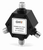 Diviseur de puissance RF 3 voies DC-3GHz 50 Ohm S-M-A Femelle ±0.3dB Équilibre ±3 °   Précision de phase pour les systèmes de test RF