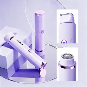 เครื่องโกนขนบิกินี่ 0728 Factory 300mah แบตเตอรี่ใช้งานได้นาน หัวโกนคู่ ใบมีดสแตนเลสอเนกประสงค์ สำหรับผู้หญิง - Product Image 2