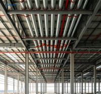 Bâtiment d'entrepôt industriel préfabriqué en structure métallique - Marque Yi Guanlin, garantie 5 ans, fabricant sur mesure sur site