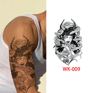 Plant Based Temporary <b>Tattoo</b> Sticker Two Week Waterproof Sweat Proof Herbal Juice <b>Paper</b> Decal for Body Application Use - Product Image 1
