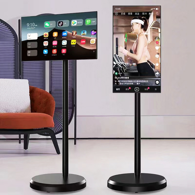 Good Price 21.5 Inch Black Smart Mobile TV Touch Screen Monitor Can Freely Switch Screen Be Horizontal Vertical Panel Display