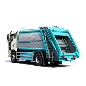 Camion à ordures compacteur FAW 4x2 13CBM, véhicule de collecte des déchets hydraulique pour l'assainissement urbain - Product Image 1
