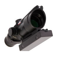 Lunette de visée tactique 4x32 avec réticule rouge et vert illuminé, optique en alliage d'aluminium durable pour usage extérieur