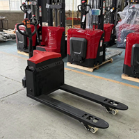 Chariot élévateur électrique à profil bas adapté aux palettes à faible hauteur, transpalette électrique pour le transport de marchandises