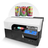 Imprimante UV rotative à 360 degrés haute vitesse pour bouteilles cylindriques, gobelets et cônes