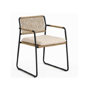 Nouvelle chaise en corde tressée pour intérieur et extérieur, idéale pour jardin, balcon, véranda, cour, pelouse, mobilier de maison - Product Image 2