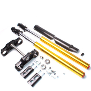 Forcella Anteriore <span class=keywords><strong>a</strong></span> Steli Rovesciati da 800mm <span class=keywords><strong>in</strong></span> Alluminio con Sospensione ad Assorbimento Urti per Motocross Off-Road Stile CRF70 Dirt Pit Bike 12mm/15mm - Product Image 3