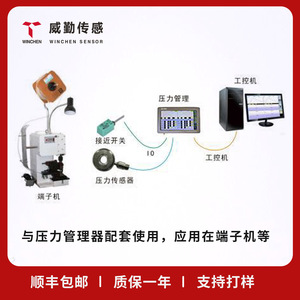 Quartz Crystal Piezoelectric Force Sensor 5000N Diaphragm Type WCPE200 Series Pulse Signal Output - Product Image 5