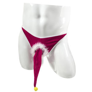 Ensemble de sous-vêtements pour <span class=keywords><strong>homme</strong></span> Tzy1103T, sexy, taille basse, respirant, en velours extensible, <span class=keywords><strong>string</strong></span>, T-pants, vente en gros, <span class=keywords><strong>Noël</strong></span> - Product Image 4