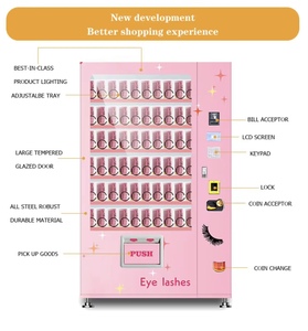 ตู้จำหน่ายสินค้าอัตโนมัติสำหรับอุปกรณ์ตกแต่งเล็บ ขนาดใหญ่ ปรับแต่งได้ ได้รับการรับรองมาตรฐาน CE รับชำระด้วยบัตรเครดิตและเหรียญ เหมาะสำหรับห้างสรรพสินค้าแฟชั่น - Product Image 5