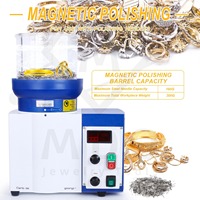 Polisseuse centrifuge magnétique multifonctionnelle 3-en-1 pour bijoux 110V/220V 750W, pour polissage à sec et humide