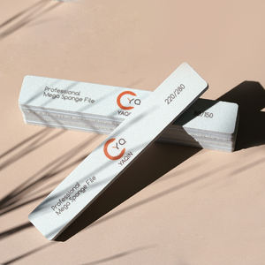 ตะไบเล็บฟองน้ำสำหรับทำเล็บ100/180แบบมืออาชีพปรับแต่งได้80/120 <span class=keywords><strong>220</strong></span>/<span class=keywords><strong>280</strong></span>โลโก้กรวดครึ่งดวงจันทร์ตะไบเล็บ - Product Image 6