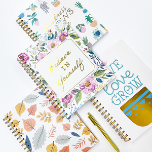 Journal d'impression personnalisé journal de soins personnels agenda <span class=keywords><strong>2022</strong></span> 2023 enseignant étude hebdomadaire planificateur annuel a4 b5 cahier à spirale à couverture rigide - Product Image 1