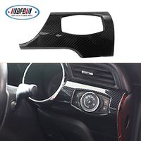 Kits de tableau de bord en carbone sec RHD Accessoires intérieurs Add-Ons pour Ford Mustang 2015 + 4pcs Fit