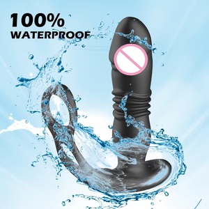 ดิ๊กโด้สั่นสะเทือน 10 ระดับ พร้อมวงแหวนคู่ สำหรับนวดต่อมลูกหมากชาย - Product Image 4